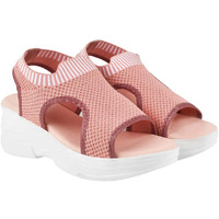 Shoetopia Lightweight Comfortable Trendy Flatforms Pink Sandals For Women & Girls /Uk5