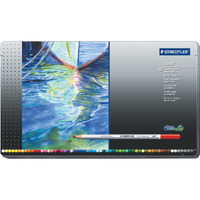 Staedtler Karat Aquarell Premium 125M60 Watercolor Pencil Set In Metal Box - Pack Of 60