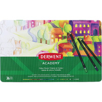 Derwent Academy Colouring Pencils Tin (Set Of 36)
