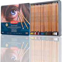 Derwent Lightfast Colour Pencils, 4Mm Round Premium Core Strength, Creamy Texture, Ideal For Fine Art Drawing & Colouring, Professional Quality, 2302720 (Set Of 24)