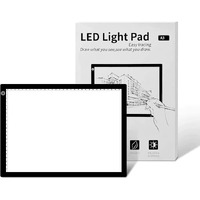 Amicivision Ultra-Thin Portable Led Drawing Board A3 Size Tracing Board Usb Powered With Adjustable Brightness Light Pad For Sketching Animation Stenciling X-Ray Viewing (A3)