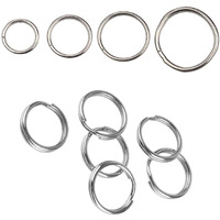Diy Crafts 10/12/14Mm Pack 25 Pcs, Mix Sizes 10/12/14Mm, 25 Pcs, Mix Split Rings Set Mini Key Chain Ring Metal Rings For Lanyard Nail Files, Labe(10/12/14Mm Pack 25 Pcs, Mix Sizes 10/12/14Mm)