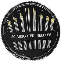 Home Buy 30 Pieces In 1 Set Assorted Hand Sewing Steel Needles For Embroidery Mending Craft Cloth Stitching (Pack Of 1)