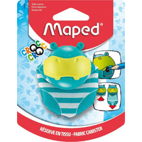 Maped - Croc Croc Hippo Pencil Sharpener - Hippo Pencil Sharpener - Stretchy Fabric Reserve - Clean Function