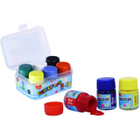 Maped Poster Color Set Of 6 Shades Plastic Box, (827006) | Water Colour |Non-Toxic 6 Shade | Bright Colours