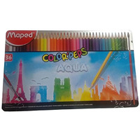 Maped Color'Peps Aqua Water Color Pencil Set - Pack Of 36