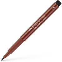 Faber-Castell Pitt Artist Pen Brush Mortuum - Box Of 10N