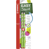 Stabilo 3.15 Mm Hb Ergonomic Graphite Wooden Pencil | Right Handed | Easygraph | Pack Of 2 | Green