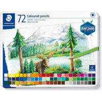 Staedtler Coloured Pencils In 72 Assorted Colours In Metal Box Packing