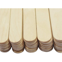 L B Wooden Ice Cream Sticks For Art & Craft (500 Pieces, 15X2Cm) White