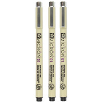 Sakura Pigma Micron Black Open Stock, Pack Of 3 Pens (01)