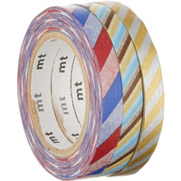 Mt Washi Masking Tape, Slim, Twist Cord C, 6Mm X 10M X 3 (Set Of 3)