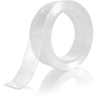Asjar Double Sided Tape Heavy Duty - Multipurpose Removable Traceless Mounting Adhesive Tape For WallsWashable Reusable Strong Sticky Strips Grip Tape(Pack Of 1) (3M)