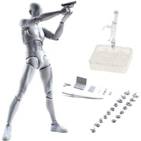 Copylove Pvc Action Figure Drawing Mannequin - Jointed Doll, Grey Male Model For Artists