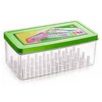 Libah Thread And Needle Box - Big Size 36 Spools Empty Sewing Set Kit Box For Storage Of Needle, Thread, Pins And Accessories For Home And Travel(Multicolor)