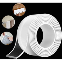 Crentila Nano Double Sided Tape Heavy Duty - Multipurpose Removable Traceless Mounting Adhesive Tape For WallsWashable Reusable Strong Sticky Strips Gel Grip Tape