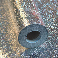 Luxansa Self-Adhesive, Waterproof And Heat Resistant Back Splash Aluminum Foil Sticker (61 X 200 Cm)