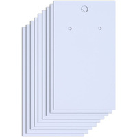 Zenomia Paper Earring Display Card White Decorative Jewellery Rectangle Tag 50Pcs (2X3.5Inch)