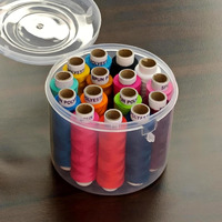 Vemlons Sewing Thread 15 Spool/Each Spool 180 Meter Fast Color 15 Basic Shades Reels Polyester Thread Sewing Thread 15 Spool Multi Color
