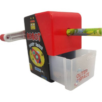 Kunya Sharpener For Kids  Pencil Sharpeners For Kids Boys & Girls School Kit And Office Stationary Items, Stationary Kit, Table Sharpener Machine, Birthday Return Gift (Robot Sharpener) (Red)