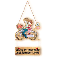 Aps Art Plus Store Couple Wall Decorative Hanging, Love Quote Wall Hanging For Room Wall Decor, Wall Hanging For Room, Multicolor