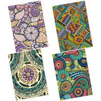Craftangles Decoupage Paper Pack - Doodled (A4) - 4 Sheets