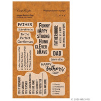 Craftangles Photopolymer Stamps - Happy Fathers Day