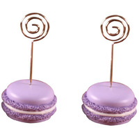 Ez Life Macroon Message Holder - Lavender (Pack Of 2)