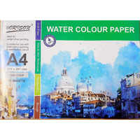 Worison Watercolour Paper 300 Gsm Cold Pressed, A4 Size, 10 Sheets