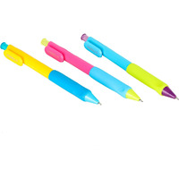 Deli Mechanical Pencil With Soft Rubber Holder For Great Comfortable Grip, Bright Colours, Reusable Inkless Pencils, Stationary Set For Kids Birthday Party Return Gifts (1 Piece, Random Color)
