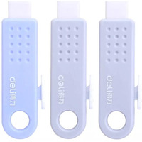 Deli 3 Pc Push Pull Eraser, For Creative Drawing Elementry Crafting School, College Use
