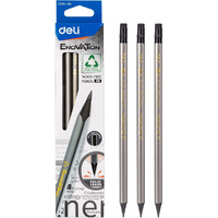 Deli Hb Graphite Pencil, Writing, Drawing Sketching Pencil With Eraser,Best Gift For Kids (12 Piece)