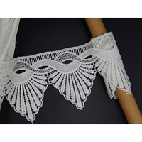 White Lace And Border Material For Suits,Saree & Dupatta (9 Cm) Qty 5 Meter,Used As Trims,Borders,Embroidery Lace,Applique,Fabric Lace,Sewing Supplies,Cotton Lace Work,Lace Applique,Diy,Home Furnishing .