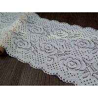 Orient Lace Craft White Net Lace And Border Material Handpicked Boutique Range Lace Trim For Sewing,Invitation Cards,Curtain Tablecloth Slipcover Bridal Diy Clothing/Accessories
