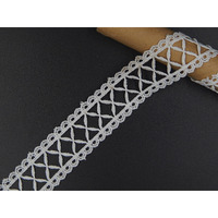 Elegant White Cotton Lace Border For Suits, Sarees & Dupattas - 10 Meters (3 Cm) - Perfect For Trims, Embroidery, Applique, And Diy Projects