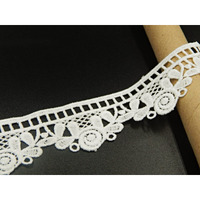 Orient Lace Craft White Lace And Border Material (3.8 Cm) Qty Approx 5 Yard,Used As Trims,Saree Borders,Embroidery Lace,Applique,Fabric Lace,Sewing Supplies,Cotton Lace Work,Dupatta Lace Bridal,Diy.