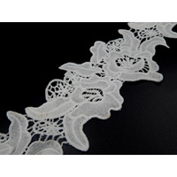 Orient Lace Craft White Lace And Border Material (10 Cm) Qty Approx 5 Yard,Used As Trims,Saree Borders,Embroidery Lace,Applique,Fabric Lace,Sewing Supplies,Cotton Lace Work,Dupatta Lace Bridal,Diy.