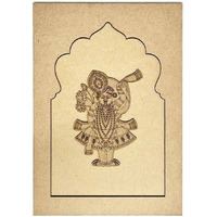 Adikala Mdf Jharokha With Shreenath Ji Engraved Design & Square Shaped Base Cutout For Diy Craft-Set Of 2