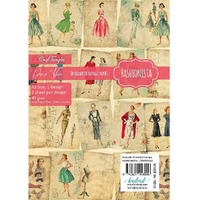 Craftangles Deco Thin Decoupage Paper A3 (45 Gsm) - Fashionista - 2 Sheets