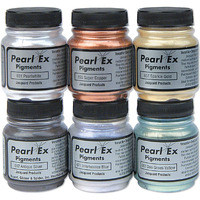 Jacquard Pearl Ex Powdered Pigments - The Most Versatile Product (Pearl Ex 6-Color Set)