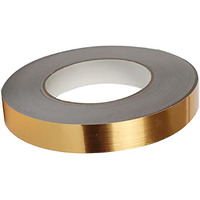 Bhoolu&Goolu Tile Gap Dcor Tape For Floor And Wall - Gold - (1 Cm X 50 M) - 1 Roll/Pack
