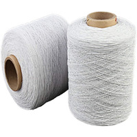 Aakriti Thread Elastic Bobbin Elastic 1 Mm For Gathering Crimping And Smocking (600 Gm, White)
