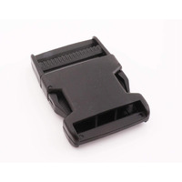 Padmashri Black Plastic Buckle,Locking Side Release Buckle,Bag Buckles, Webbing Buckles,Plastic Paracord Buckle,Lanyard Buckle - 1.5"38Mm (Black, 1.5 Inch 25 Pcs)