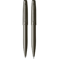 Scrikss 0.7Mm Mechanical Lead Pen Pencil & Ball Point Pen Set Titanium Plated Brass Body Oscar 39 Series Gift Pen Set Modern And Elegant Pen Ideal For Gifting Using In Office Home