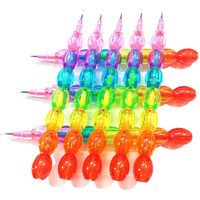 Sorzy Non-Sharpening Stacking Pencil For Kids Birthday Party Return Gifts, Multicolor, Set Of 8