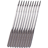 Hookcart 20 Pc Sewing Machine Needles For Home Use Sewing Machines (Ha 110/18 Size) Needle Type :One Side Flat