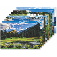 Sr Creative Craft Nature Wall Poster For Entrance/Living Room/Office/Hall Wall Decor/Wall Poster For Decoration|High Resolution 300 Gsm Glossy Finish Paper Poster(12X18 Inch) Pack Of 10 -Pt-1