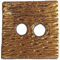 Paushak Boutique Beautiful Golden Tiger Print Square Button For Indian Kurties And Gowns (Piece Of 7)