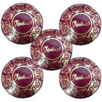 Paushak Boutique Violet Golden Print Button (Set Of 6)