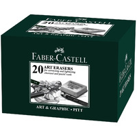 Faber-Castell Art Eraser - Pack Of 20 (Grey)